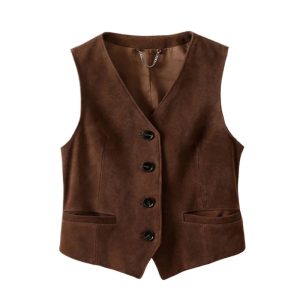 Classice Suede Leather Vest