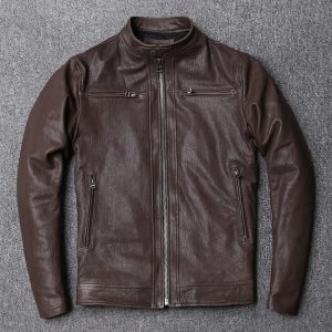 Brown Riding Leather Jacket