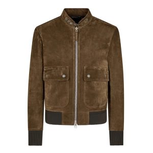 British Fashionable Suede Leather Jacket