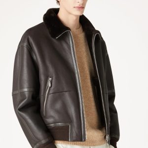Shearling Napa Leather Jacket