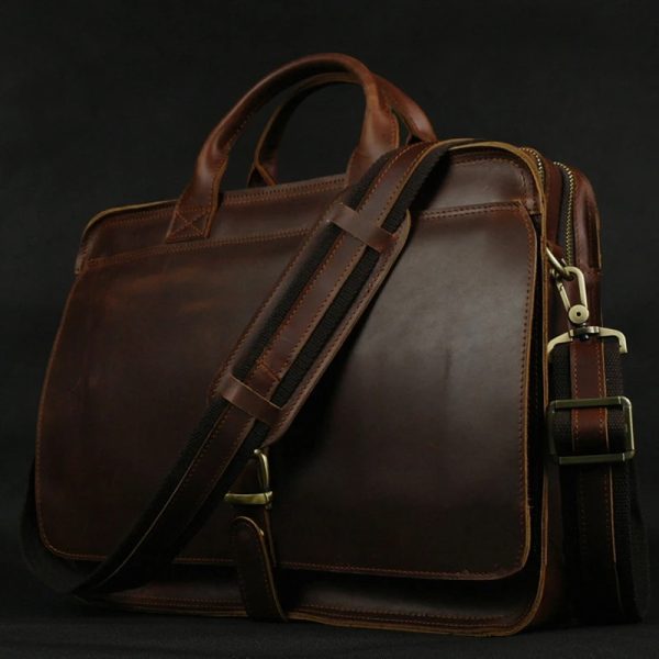 Leather Laptop / Briefcase Bag - Image 2