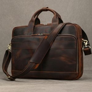 Leather 16" Laptop Bag