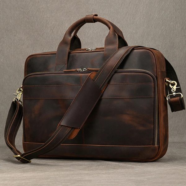 Leather 16" Laptop Bag