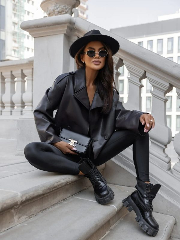 Casual Leather Jacket - Image 9