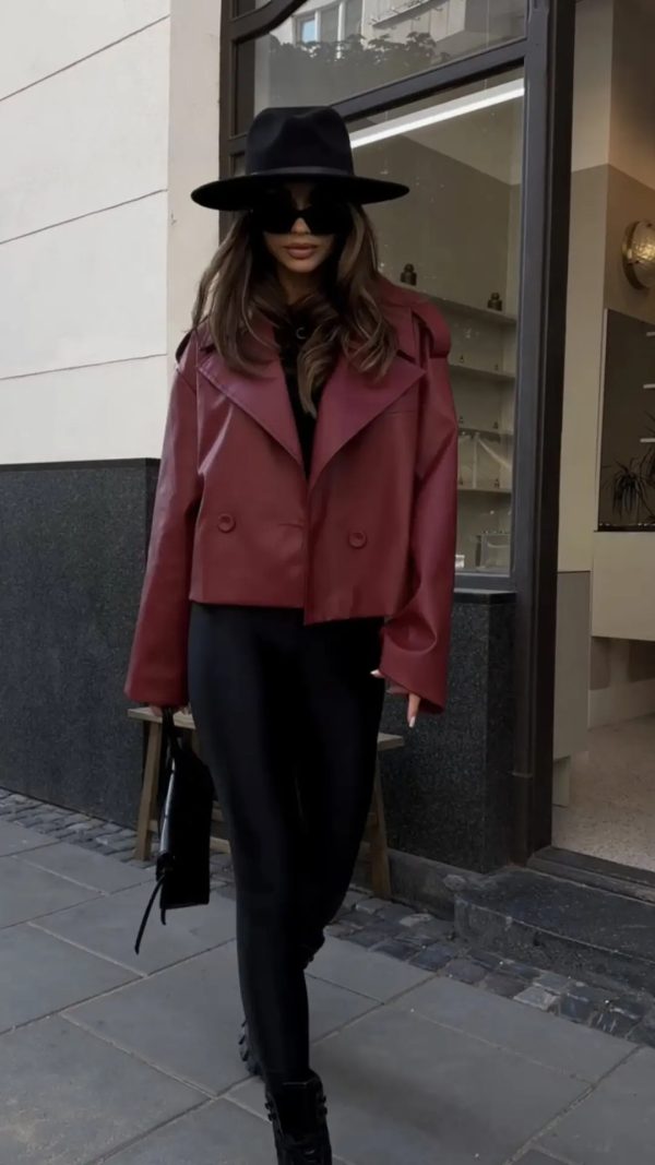 Casual Leather Jacket - Image 11