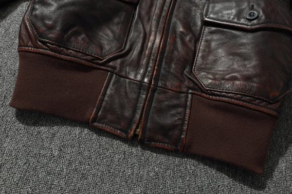 Top Gun Inspired Leather Jacket - Image 7