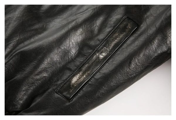 Street Wear Leather Jacket - Image 7
