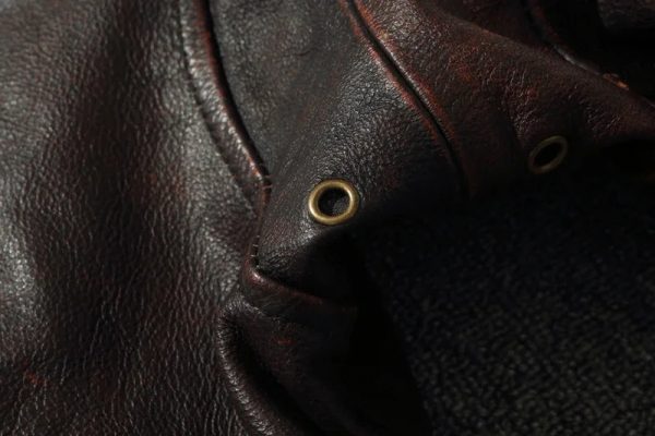 Top Gun Inspired Leather Jacket - Image 8