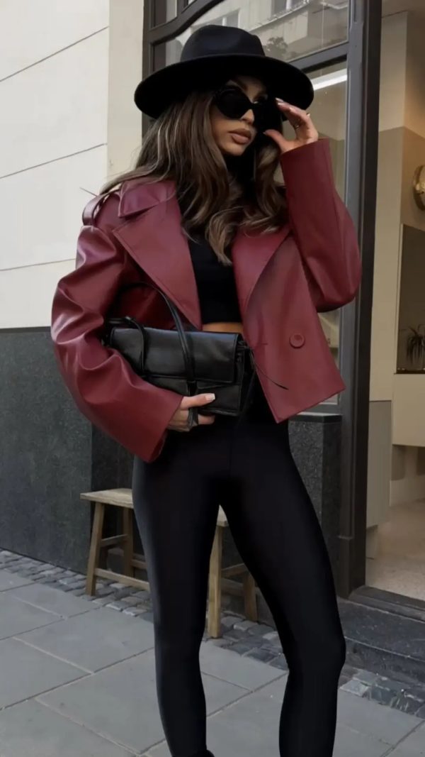 Casual Leather Jacket - Image 2