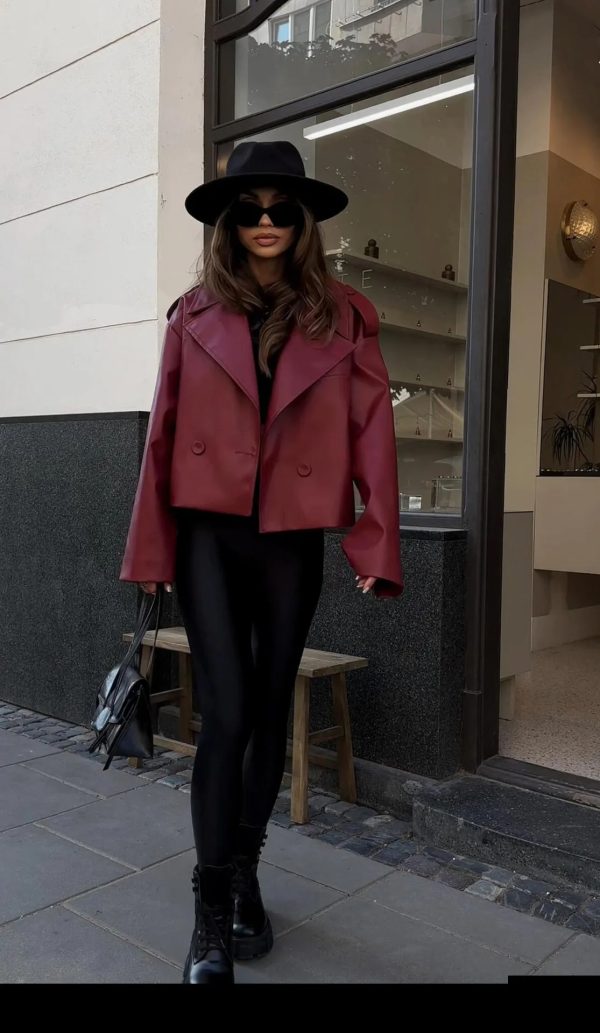 Casual Leather Jacket - Image 4
