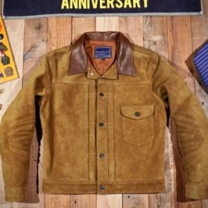 Denim Style Leather Jacket