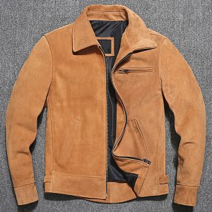 Casual Suede Leather Jacket