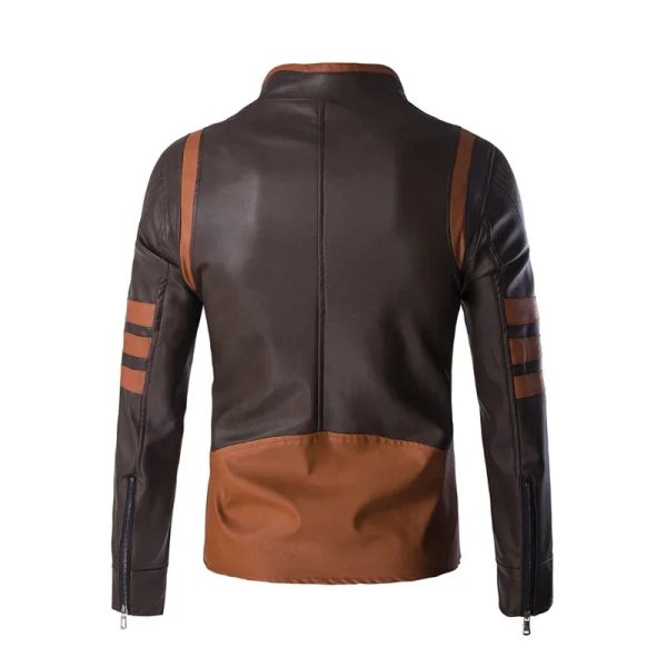 X Men Logan Leather Jacket - Image 2