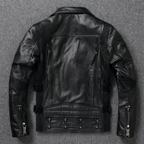 Harley Riding Leather Jacket - Image 4