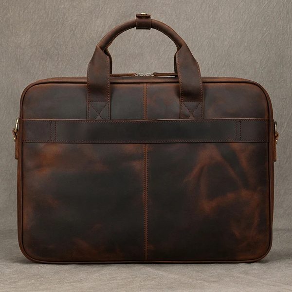Leather 16" Laptop Bag - Image 2