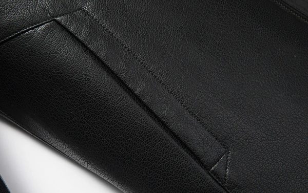 Leather Jacket With Hoodie For Men's - Image 6