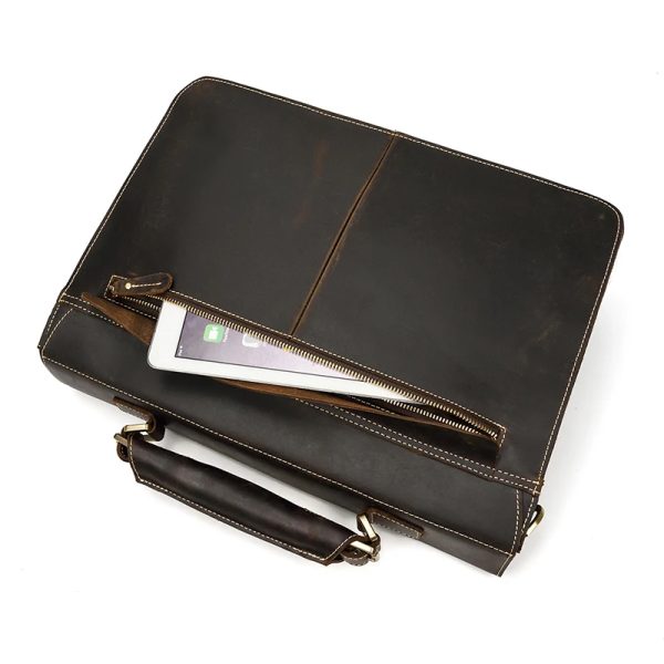 Leather Shoulder Bag - Image 4