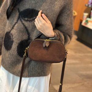 Cross Body Mini Suede Leather Bag