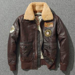 Top Gun Inspired Leather Jacket