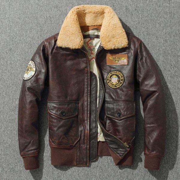 Top Gun Inspired Leather Jacket