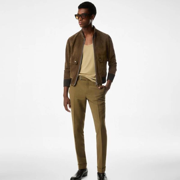 British Fashionable Suede Leather Jacket - Image 2
