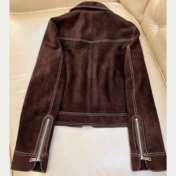 Minella Suede Leather Jacket - Image 2