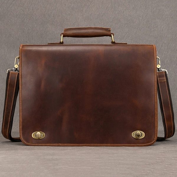 Leather Buisness Briefcase - Image 5