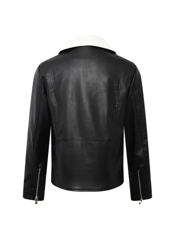 Black & White Riding Jacket - Image 5
