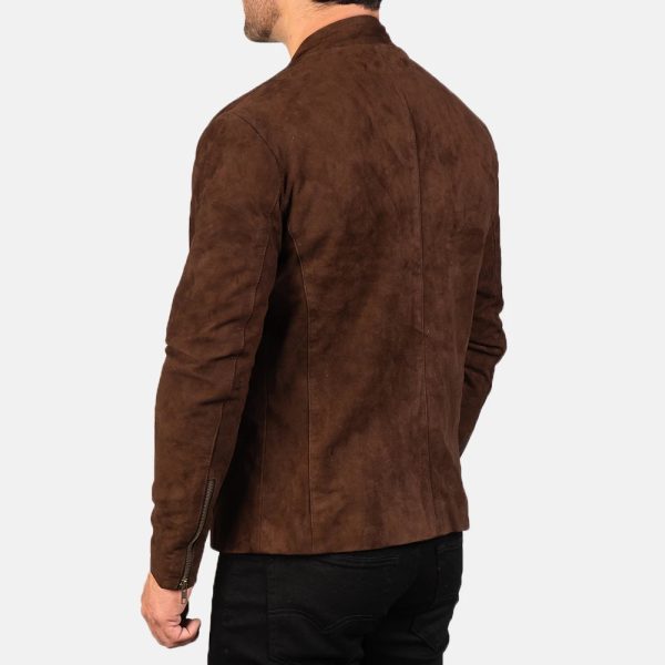 Suede Leather Biker Jacket - Image 2