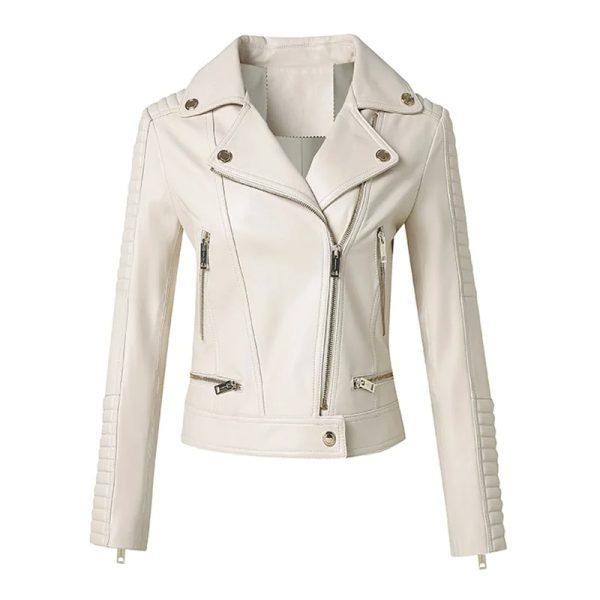 Asymmetrical Riding Leather Jacket