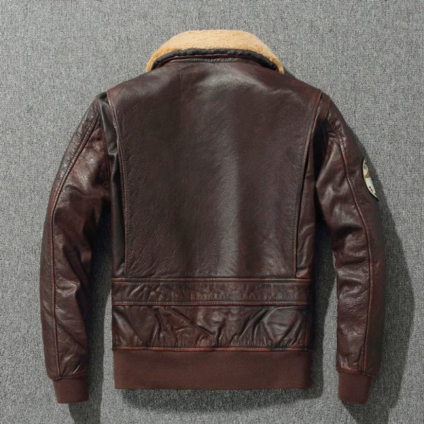 Top Gun Inspired Leather Jacket - Image 2