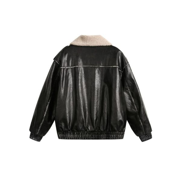 Street Wear Leather Jacket - Image 2