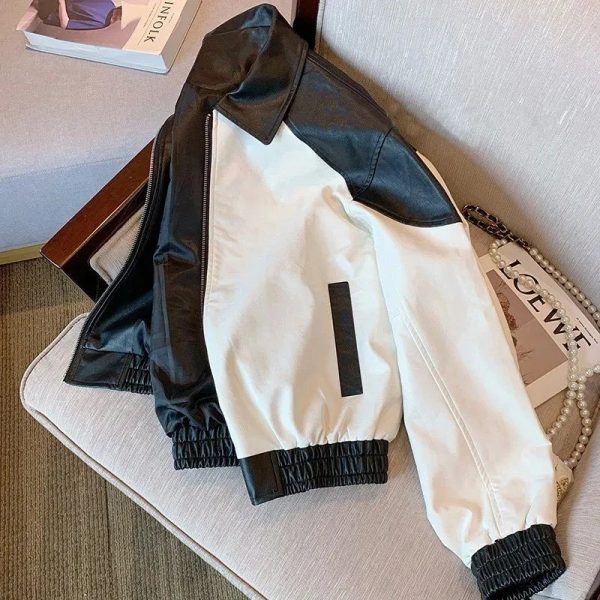 Casual Riding Leather Jacket - Image 4