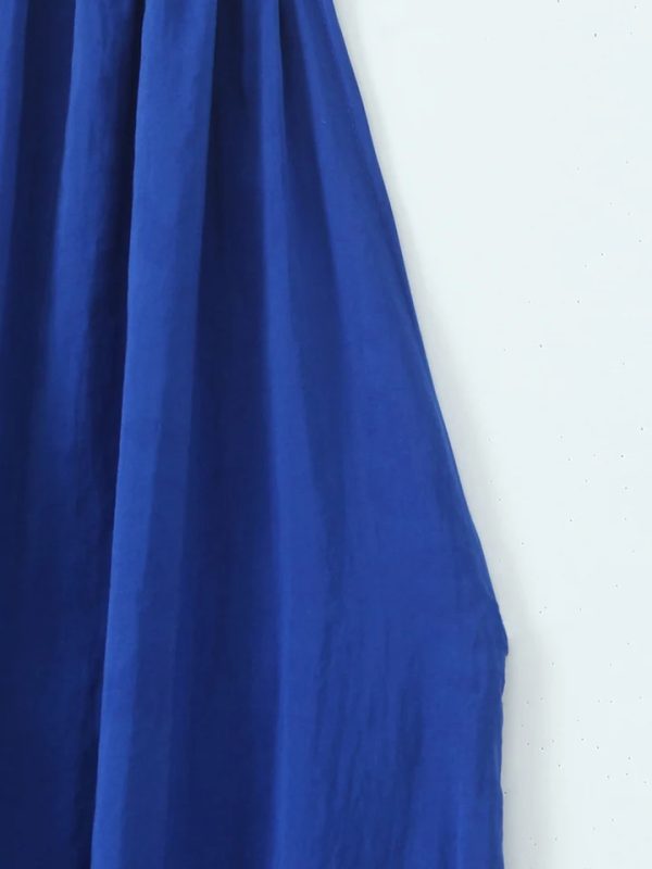 Flowing Halter Midi Dress - Image 3