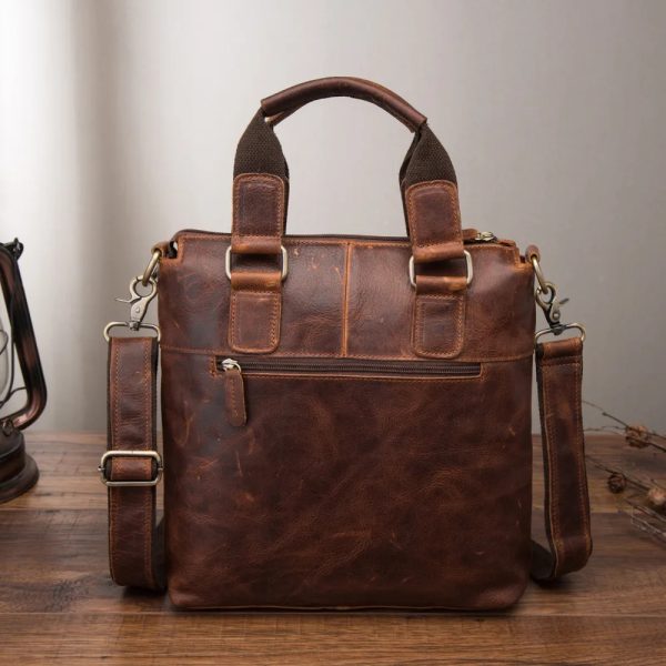 Leather 12" Laptop Bag - Image 2