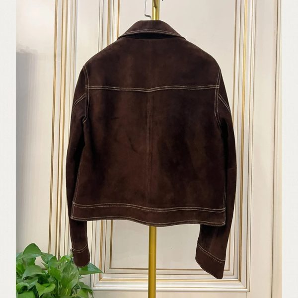 Minella Suede Leather Jacket - Image 3