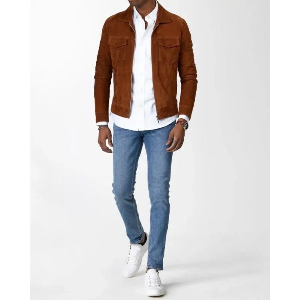 Lazio Suede Leather Jacket - Image 4