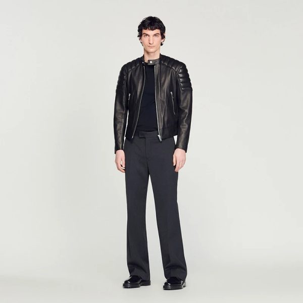 Sandro Leather Jacket - Image 4