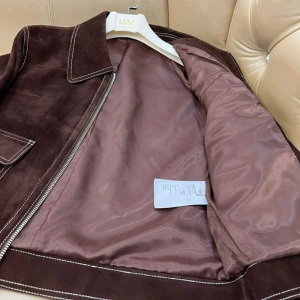 Minella Suede Leather Jacket - Image 4