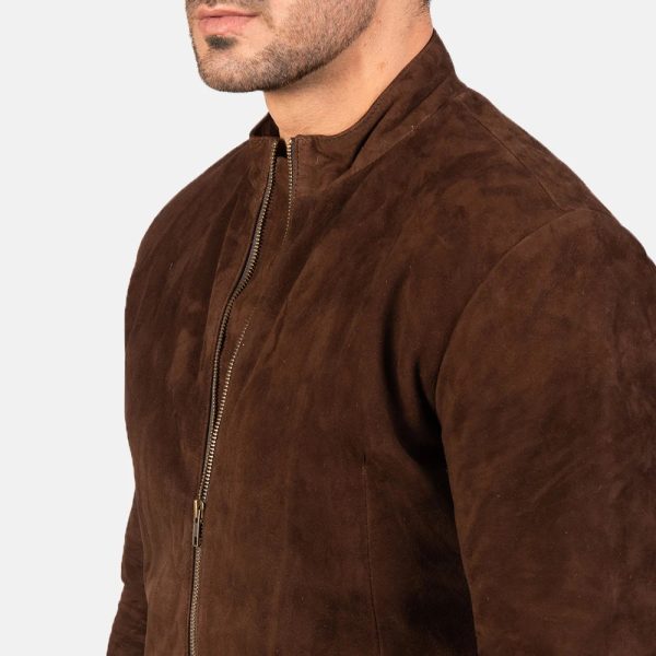 Suede Leather Biker Jacket - Image 3