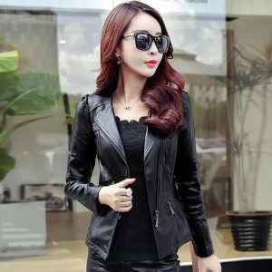 Riding Leather Jacket For Women's