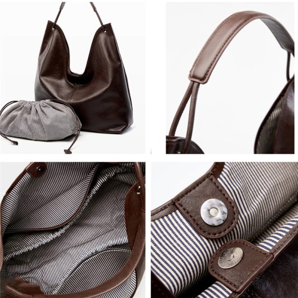 Slouch Tobe Leather Bag - Image 2