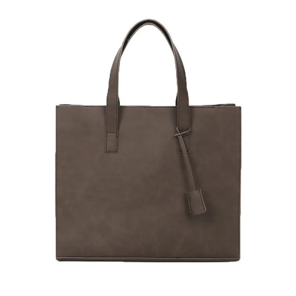 Portable Computer Leather Bag - Image 5
