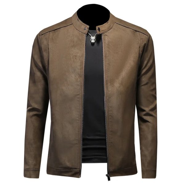Men's SC Motorcycle Leather Jacket