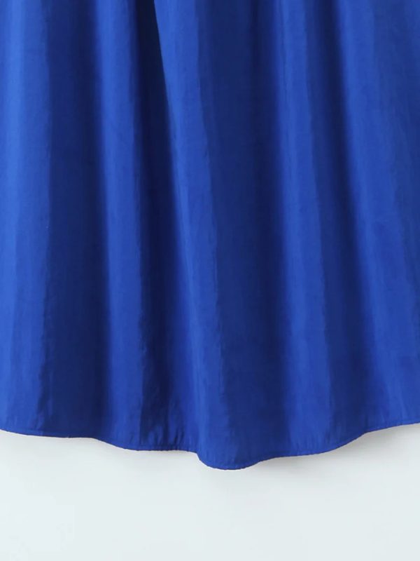 Flowing Halter Midi Dress - Image 5