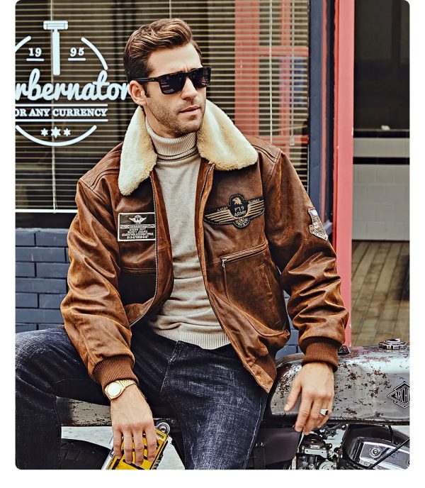 Denver Aviator Leather Jacket