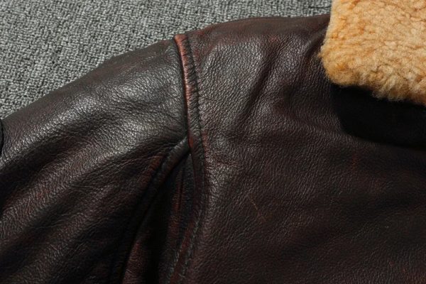 Top Gun Inspired Leather Jacket - Image 4