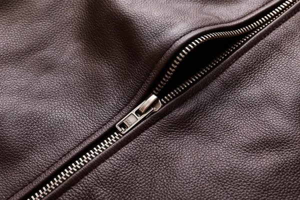 Veteran style leather jacket - Image 7