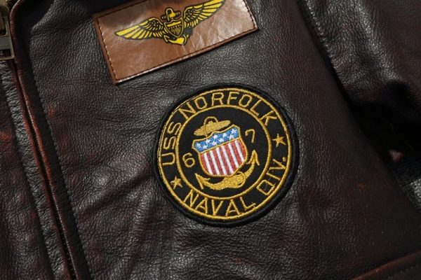 Top Gun Inspired Leather Jacket - Image 9