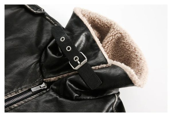 Street Wear Leather Jacket - Image 8